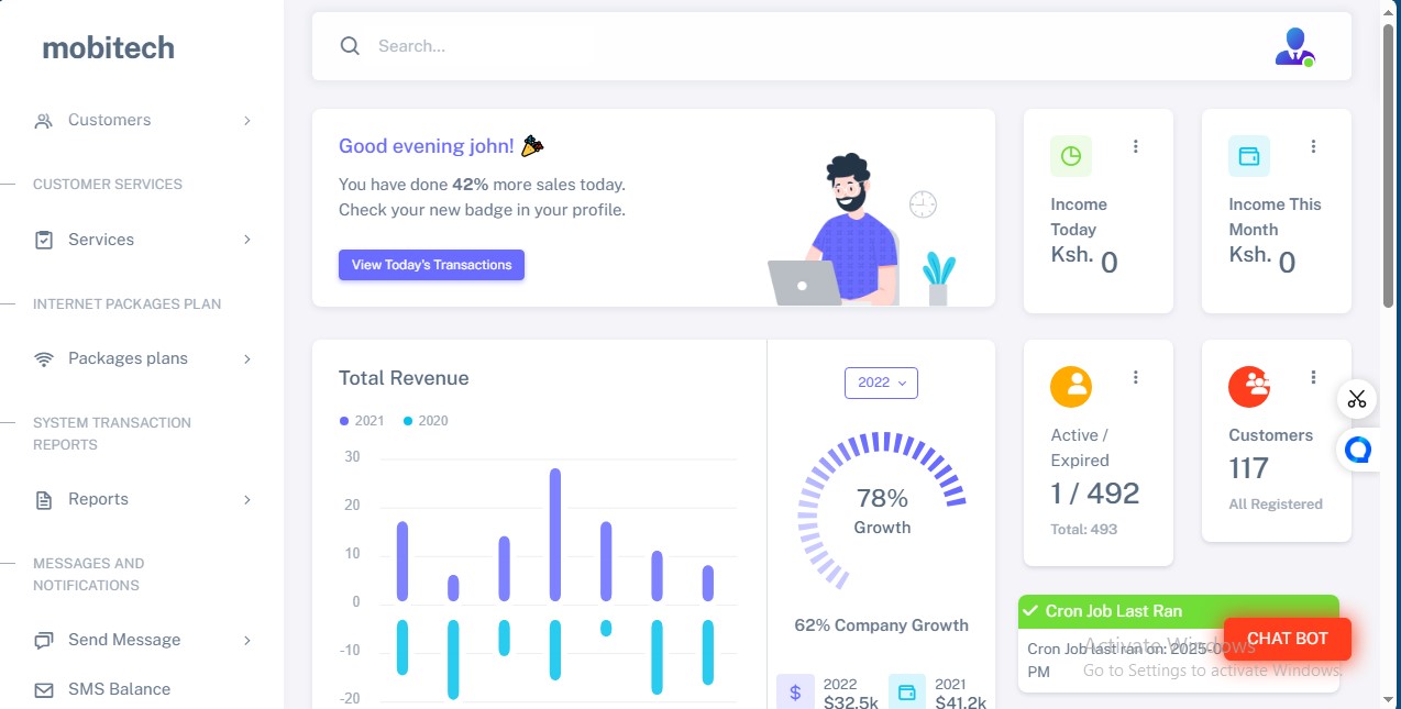 WiFi Network Dashboard